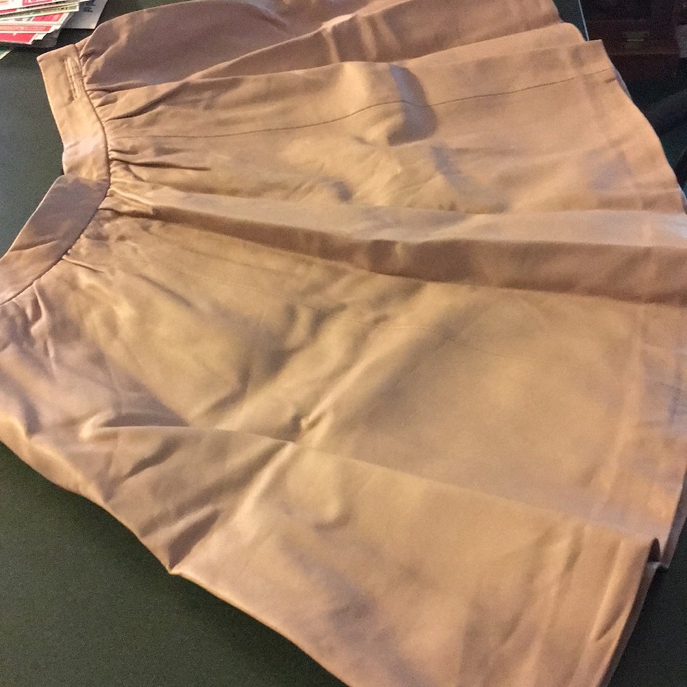 Divided  H& M leather beige skirt - Picture 2 of 7